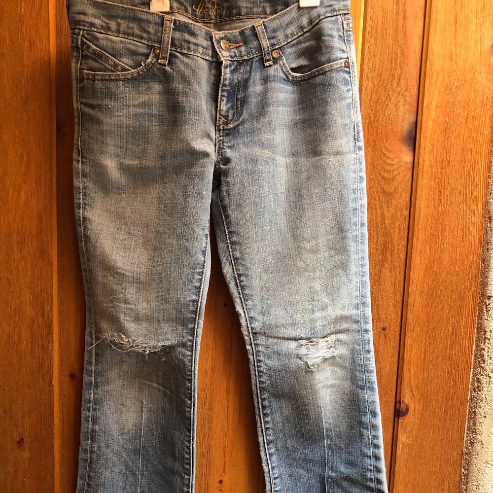 Vintage low rise y2k ripped Women's jeans